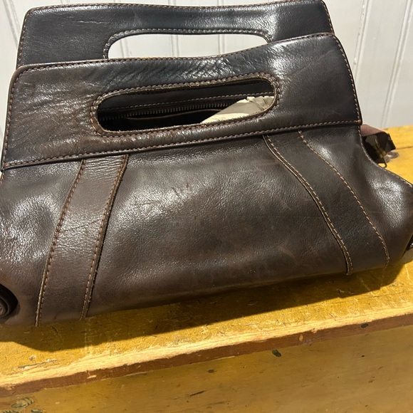Vintage Dark Brown Handbag - Picture 5 of 5